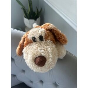 Aurora Plush Dog puppet Stuffed Animal‎ Floppy Ears Brown White Soft Toy EUC